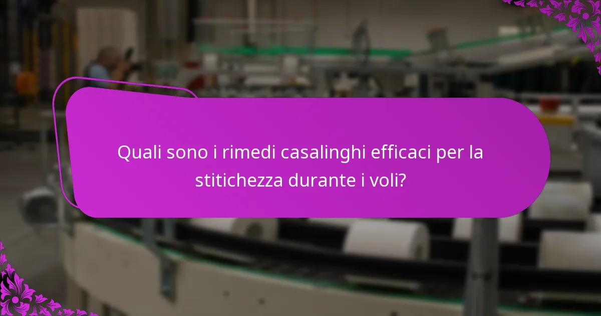 Quali sono i rimedi casalinghi efficaci per la stitichezza durante i voli?